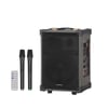 Hepu HP-977 Partybox Bluetooth Hoparlör – 12” Woofer, 50W Güç, 2 Kablosuz Mikrofon + Kumanda, TWS Destekli