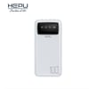 HEPU HP-986 Powerbank – 10.000 mAh, Dahili Çoklu Kablolu, Dijital Göstergeli