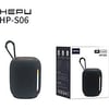 Hepu HP-S06 RGB Işıklı Taşınabilir Bluetooth Hoparlör – FM Radyo + Askı Aparatı