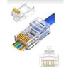 RJ45 DELİKLİ - 03C6ERJ45T RJ45 - RJ 45 JACK - CAT6 AÇIK UÇLU KONNEKTÖR ( DELİKLİ ) - YENİ NESİL - OJC