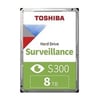 TOSHIBA S300 PRO 8 TB 7200RPM 512MB SATA3 180TB/Y 7/24 (MD10ADA800V)
