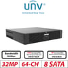 UNV Uniview NVR508-64E-IQ - 64 Kanal 8 HDD, RAID, 384