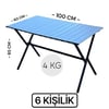 Seko Outdoor Ramses KatlanırAlüminyum Masa (M)
