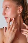 14 Ayar Altın Lab Pırlanta Kolye – Oval Kesim Vintage, 0,23 ct