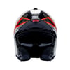 Nukro 937-SV Glossy White Red Black Çene Açılır Kask