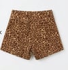 Leopar Şort Etek