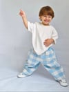 Mabi Joy Gingham Play Mavi Kareli Pantolon