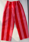 Mabi Joy Striped Kırmızı Pembe Pantolon
