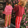 Mabi Joy Striped Kırmızı Pembe Pantolon