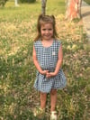 Petite Bow Gingham Takım