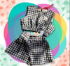 Petite Bow Gingham Takım