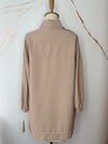 BASKILI ÇITÇIT DETAYLI SWEATSHIRT