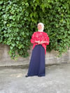 BASKILI GÖMLEKLİ ELBİSE