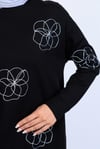 ÇİÇEK NAKIŞLI SWEATSHIRT