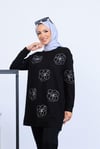 ÇİÇEK NAKIŞLI SWEATSHIRT