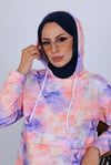 DESENLİ CEP DETAYLI SWEATSHIRT