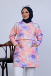 DESENLİ CEP DETAYLI SWEATSHIRT