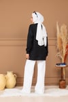 KABARTMA DESENLİ SCUBA TUNİK