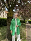 KENDİNDEN DESENLİ KETEN KAP
