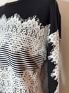 ŞERİT DANTEL DETAYLI SWEATSHIRT