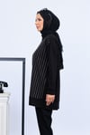 SIRA TAŞLI NAKIŞLI SWEATSHIRT