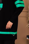 TAŞLI YAZILI SWEATSHIRT