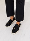 Siyah Aksesuarlı Loafer
