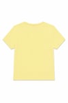 1003 Kadın Pamuklu Slim Fit Bisiklet Yaka Yumuşak Dokulu Basic T-Shirt Tereyağı Sarısı