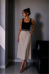 1008 Kadın Pamuklu U Yaka Askılı Yumuşak Dokulu Basic Kolsuz Atlet Body Siyah