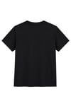 1009 Kadın Pamuklu Regular Fit Bisiklet Yaka Yumuşak Dokulu Kısa Kollu Basic T-Shirt Siyah