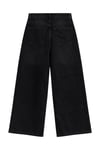 1058 Kadın Yüksek Bel Baggy Fit Jean Pantolon Siyah