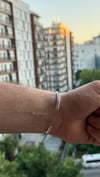 Vento Gümüş Kelepçe Erkek Bileklik