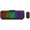 GameBooster KM-11B Knight Siyah Klavye Mouse Set