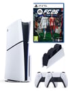 SONY PLAYSTATİON 5 PS5 SLIM CD Lİ + 2.KOL + FC 26 OYUNU + SONY ŞARJ İSTASYONU