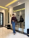 Bordo %100 Pamuklu Crop Body