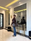 Bordo %100 Pamuklu Crop Body
