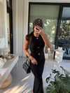 Bordo Gold Aksesuarlı Elbise
