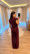 Bordo Oysh Modal Vatkalı Eşofman Takımı