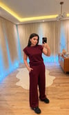 Bordo Oysh Modal Vatkalı Eşofman Takımı