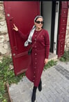 Bordo Uzun Etekli Takım 
