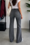 Füme Çizgili Jean