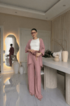 Gül Kurusu Kimono Takım