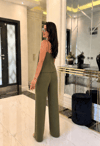 İp Askılı Bluz Pantolon Takım