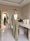 Mint Bürümcük Kimono Takım
