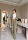 Mint Bürümcük Kimono Takım