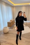 Siyah 3 Lü Triko Takım 