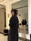Siyah Askılı Elbise Ve Crop Gömlek Tensel Takım