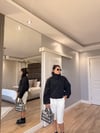 Siyah  Belden Ayarlamalı Paraşüt Mont