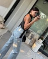 Siyah Saten Bağlama Detaylı Bluz