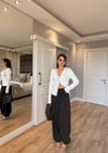 Soft Touch Şalvar Pantolon-Acı Kahve